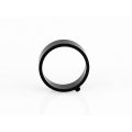 Thin wall ring black magnet