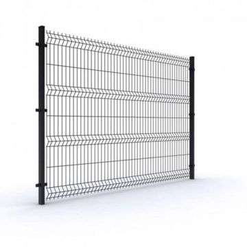 Decorative balcony fence 3D bending grill wire mesh fence for garden usage