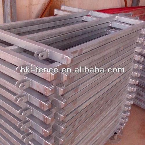 1.8x2.1M 6 Rails Galvanized Portable Livestock Panel For Australia