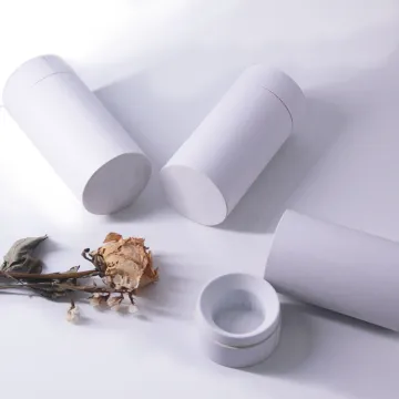 Luxury custom cosmetic printed paper tube packaging