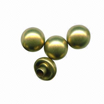 Handbag/Cloth Rivets, Made of Metal Material, Customized Designs Available
