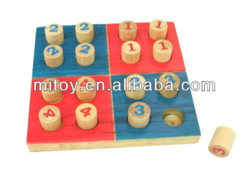 Christmas factory production ICTI certificate children wooden board game