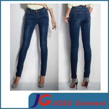Wholesale Garment Factory Girls Denim Trousers (JC1234)