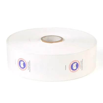 Custom Printed Logo Satin Wash Care Clothing Label