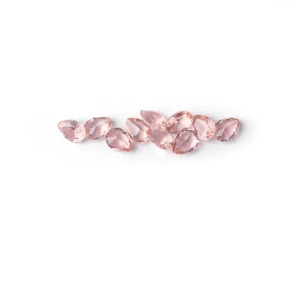 Pear Cut Craving Surface Gemstones Pink Morgan
