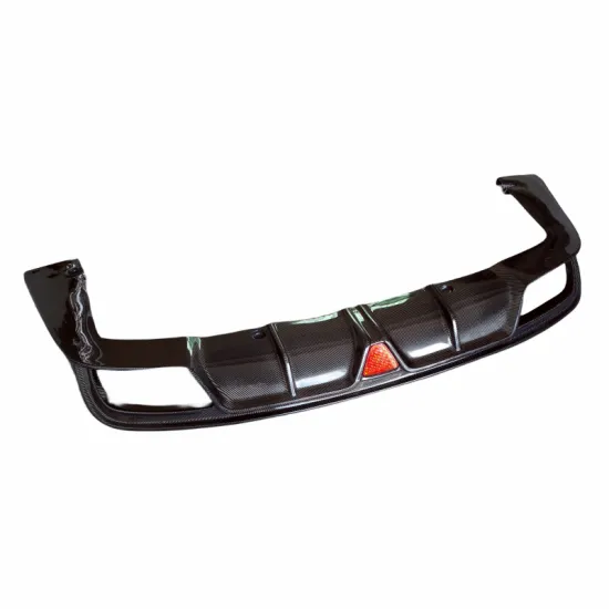 High-Quality 3K Carbon Fiber Rear Diffuser Kit with Lights for 2017-2018 Maserati Quattroporte