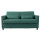 Multi Colors Velvet Fabric Sofa Loveseats