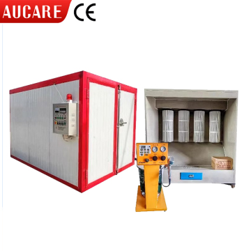 Cabina di vernice spray in polvere per medi e piccoli pezzi di lavoro