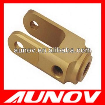 Custom precision cnc turning brass block parts