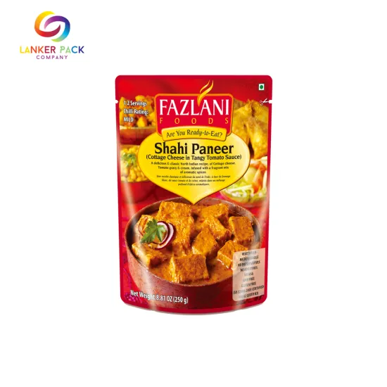 Burst Resistance Laminated Plastic Sauce Packaging Pouch