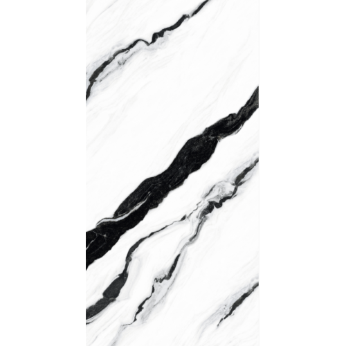 หินเผาพื้นผิวหินอ่อนสีขาวแพนด้า