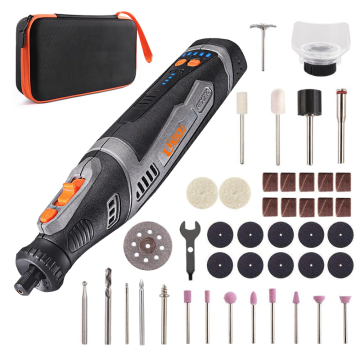 Customizable Multi-use Cordless Power Tool with 8V USB Li-ion Battery and Mini Rotary Function