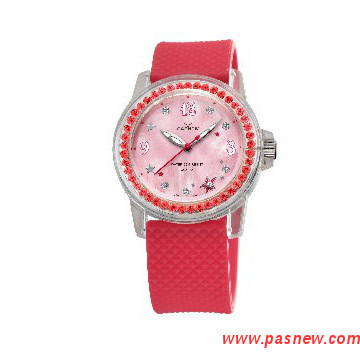 Crystal Case Analogue Watch for Mens