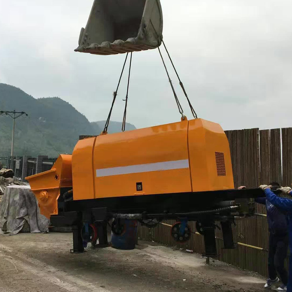 Cement Trailer Hydraulic Portable concrete Pump