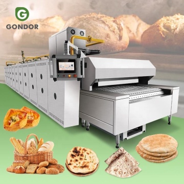 Used Tunnel Rack Oven for Small Conveyor Belt Naan Bread and Cake Production