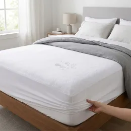 Waterproof Mattress Protector Cotton Terry Fabric