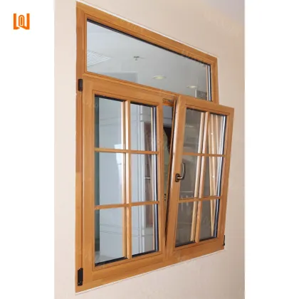 High Quality Custom Modern Wooden and Aluminum Clad Casement Windows