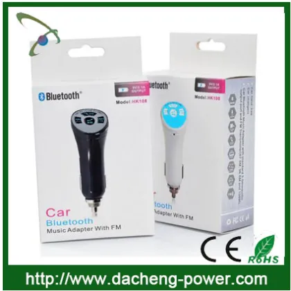 High quality bluetooth car charger car fm transmitter bluetooth usb charger
