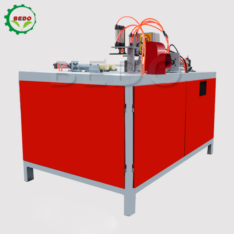 400mm Blade Sawdust Block Making Press Machine - Wood Pallet Leg Cutting