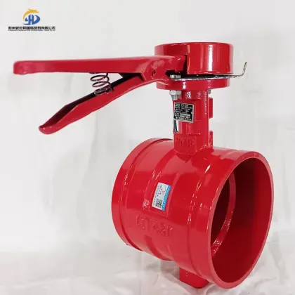 Firefighting Manual Groove Butterfly Valve