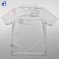 Custom Slim Fit White Campus Sports Shirts