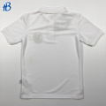 Custom Slim Fit White Campus Sportshirts