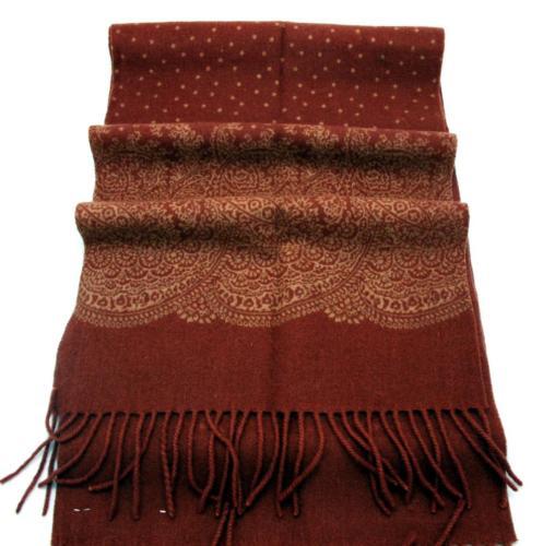 Tradational Print Design Woolen Scarf Pure Cashmere Shawl