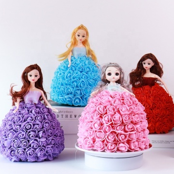 Rose Princess Series Bubble Flower Dolls - Wholesale Christmas Gifts & Home Decor