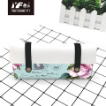 Bolsa de borboleta e flor de flores personalizadas Capa de lápis de couro PU e bolsas de bolsa multifuncionais