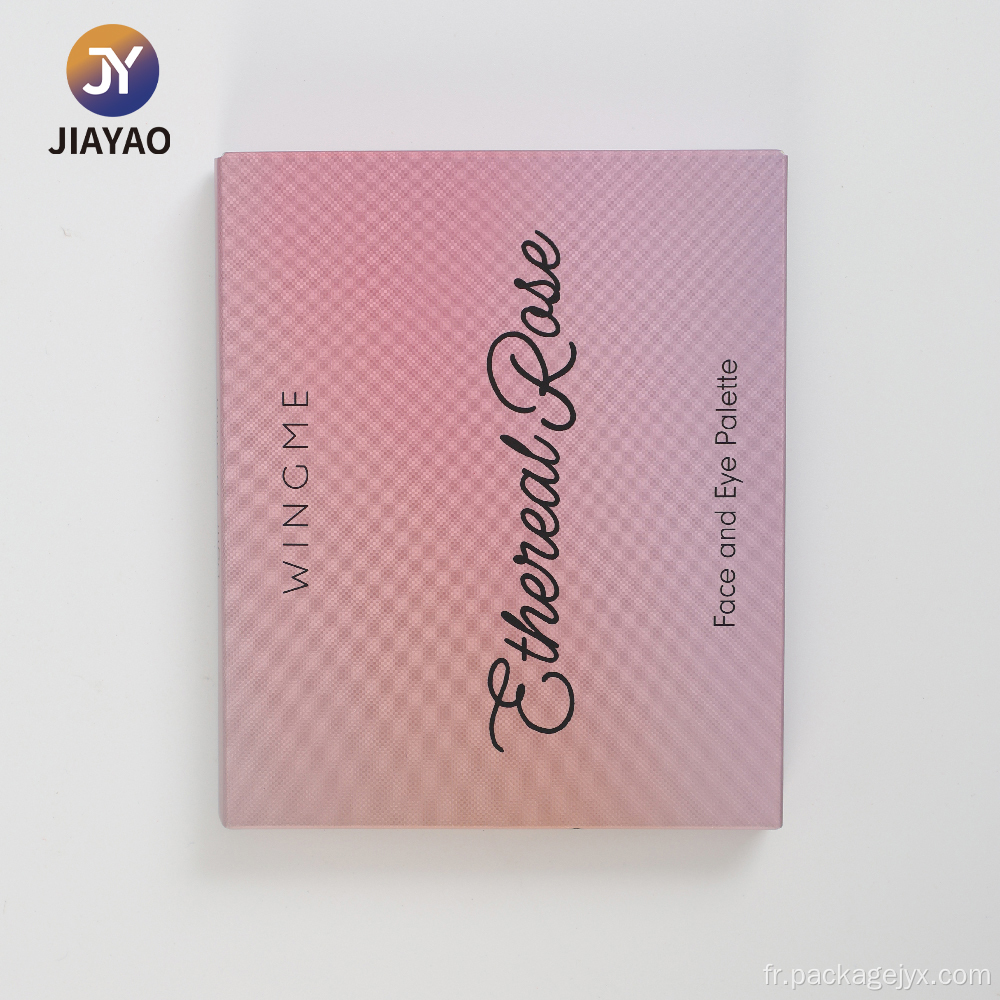 Boîte Rigide Rose Dégradé pour Palette Visage & Yeux