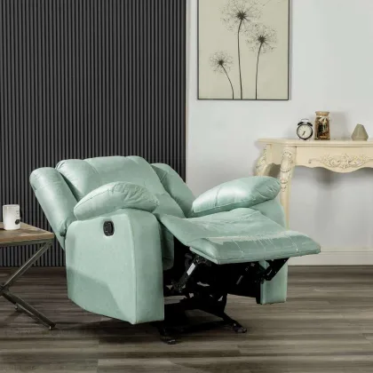 Modern Green Single Recliner Massage Home Cinema Sofa