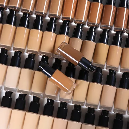 Dark Brown Waterproof Moisturizing Liquid Foundation