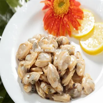 2016 frozen cooked baby clam meat