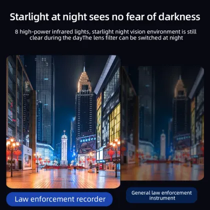 High-Definition Night Vision Law Enforcement Recorder with Ultra-long Working Time