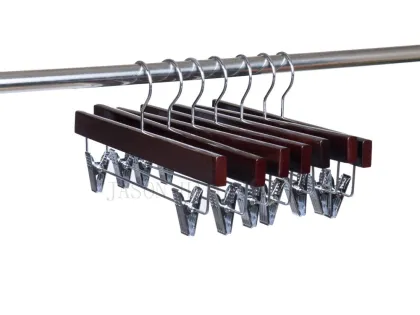 TS1021-B deluxe Custom wooden pants skirt slack hanger