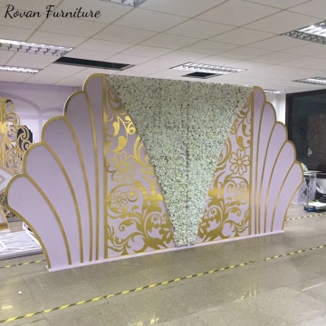 Elegant Flower Wall Backdrops: PVC & Acrylic Wedding Decor for Events