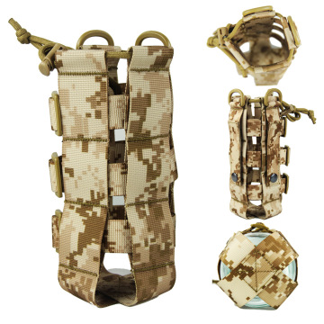Tactical MOLLE Water Bottle Pouch for Outdoor Sports and Hiking