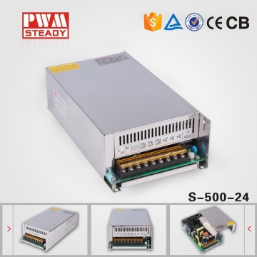 ac to dc converter S-500-24 24V 20A 500W switching power supply for LED CCTV wholesale / 500 watt led driver