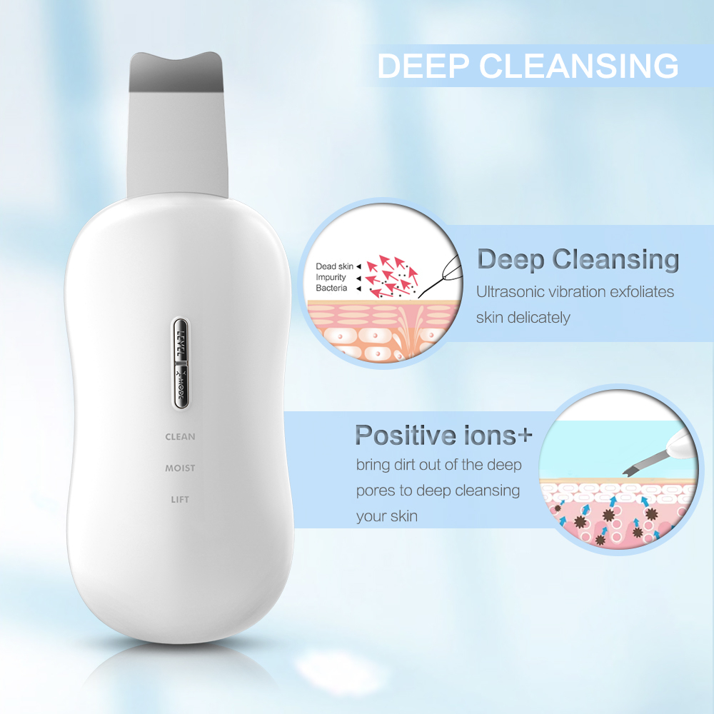 Deep Clean Facial Skin Scrubber spatula