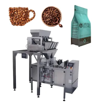 Professional Gloex Linear Type Pouch Packaging Machine for High-Efficiency 1kg Coffee Bean Packaging in Gusset Bags