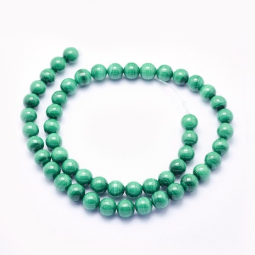 Search Engine Title: Pandahall's Collection of 8mm Round Natural Malachite Gemstone Beads