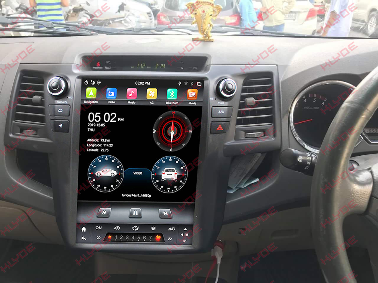 toyota fortuner 2015 double din car stereo android 