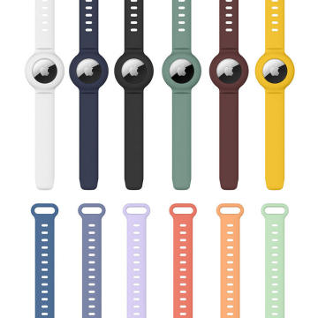 Factory Price Soft Silicone Watch Band and Protective Case for Airtags