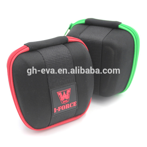 Top protective personalized travel watch case custom eva case with rubber logo