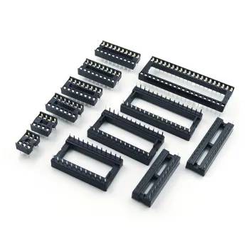 IC Socket Chip Base Direct Insertion DIP-6P 8P 14P 16P 18P 20P 24P 28P Narrow Body Wide Body