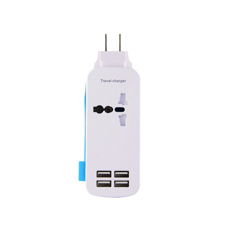 US Plug 4 Ports Travel Charger with Usb