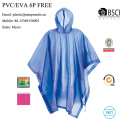 milieuvriendelijke regenponcho van pvc peva