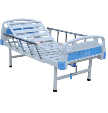 Hot Sale Iron Hospital Bed with Medical ABS Plastic Frame