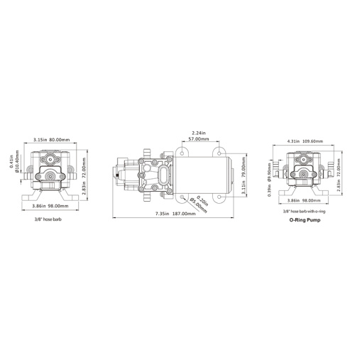 Electric Pump Water mini food grade water pump