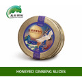 Кусочки органического меда и женьшеня